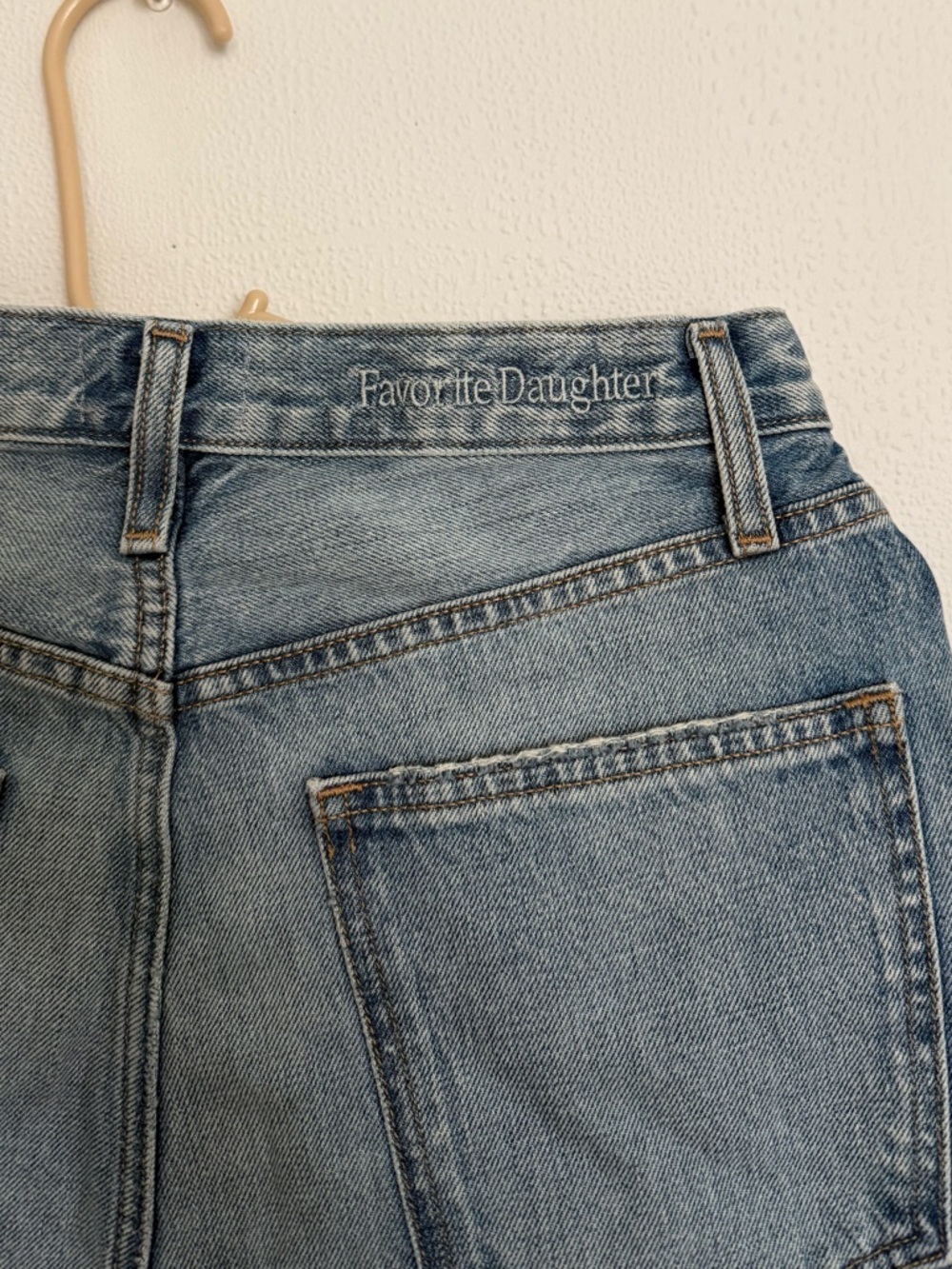favorite daughter masha high waisted cropped wide leg jeans in dublin - Picture 5 of 5